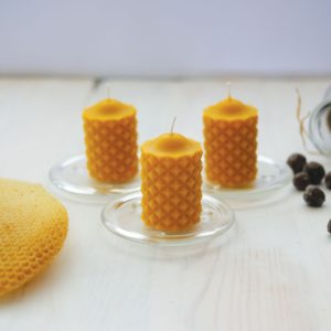 100% Pure Beeswax Pyramids Candles