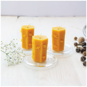 100% Pure Beeswax Beehive Candles