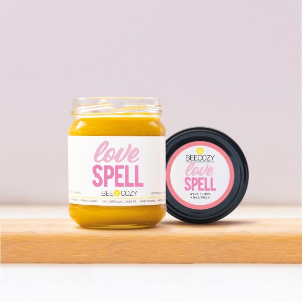 Love Spell Beeswax Candle