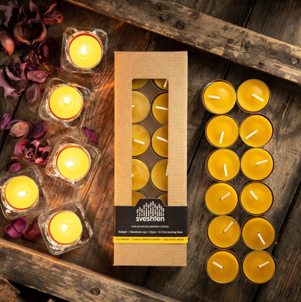 Beeswax Tea Light Candle